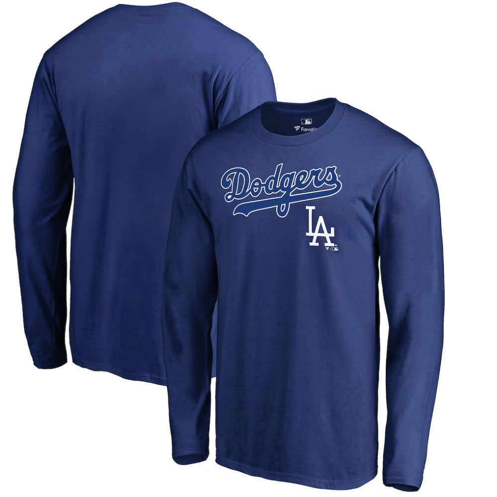 Los Angeles Dodgers Cooperstown Collection Wahconah Long Sleeve T-Shirt - Royal - MLB Online