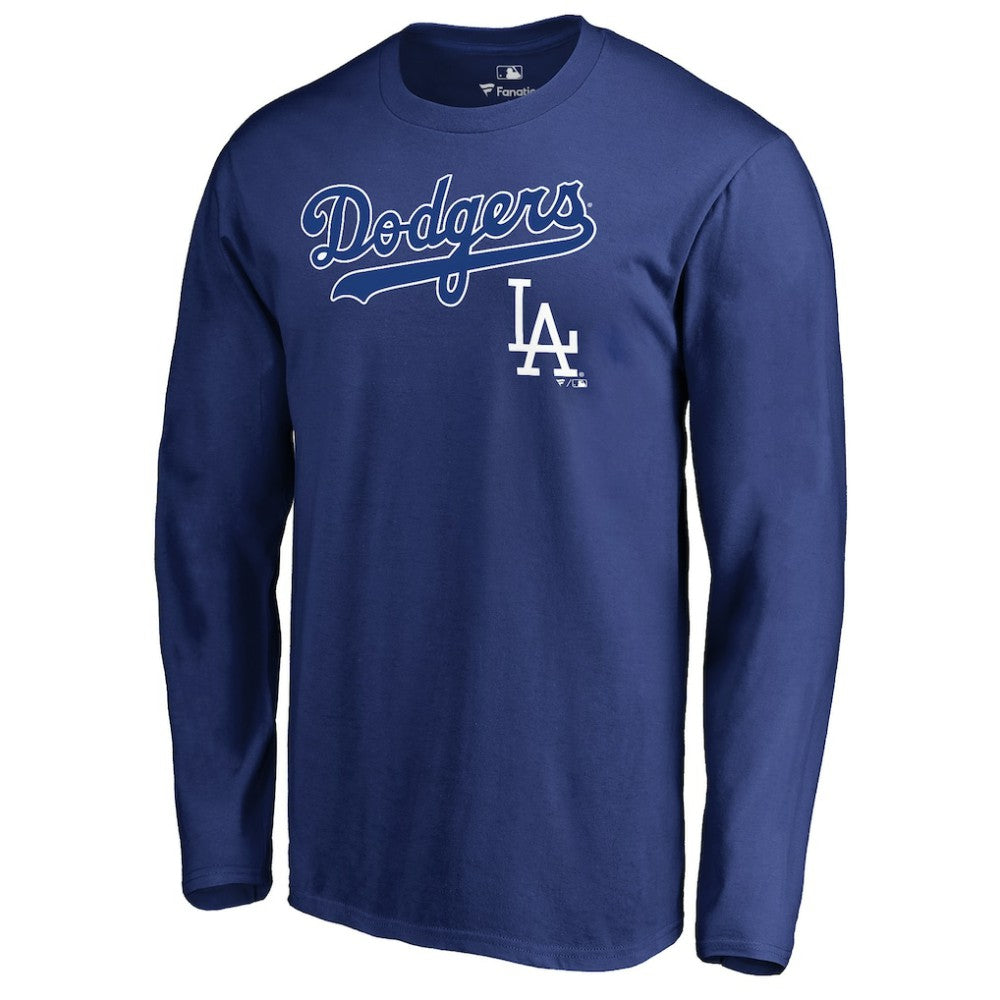 Los Angeles Dodgers Cooperstown Collection Wahconah Long Sleeve T-Shirt - Royal - MLB Online
