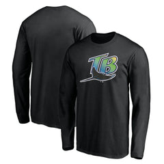 Tampa Bay Rays Cooperstown Collection Wahconah Long Sleeve T-Shirt - Black - MLB Sale