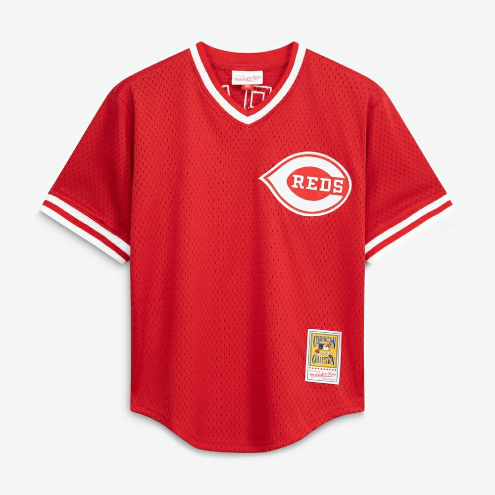 Barry Larkin Cincinnati Reds Mitchell & Ness Authentic Batting Practice Jersey - Red - Mitchell & Ness Online