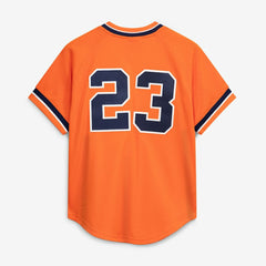 Kirk Gibson Detroit Tigers Mitchell & Ness Cooperstown Collection Mesh Batting Practice Button-Up Jersey - Orange - Mitchell & Ness Sale