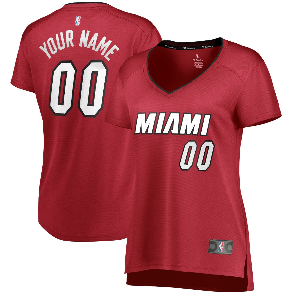 Miami Heat Women's Fast Break Replica Custom Jersey Wine Statement Edition | Fanatics Lifestyle