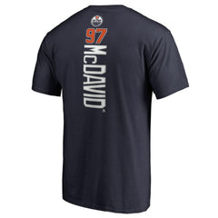 Connor McDavid Edmonton Oilers Backer Name & Number T-Shirt - Navy - NHL 2984667