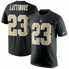 Nike Marshon Lattimore New Orleans Saints Player Pride Name & Number T-Shirt Black