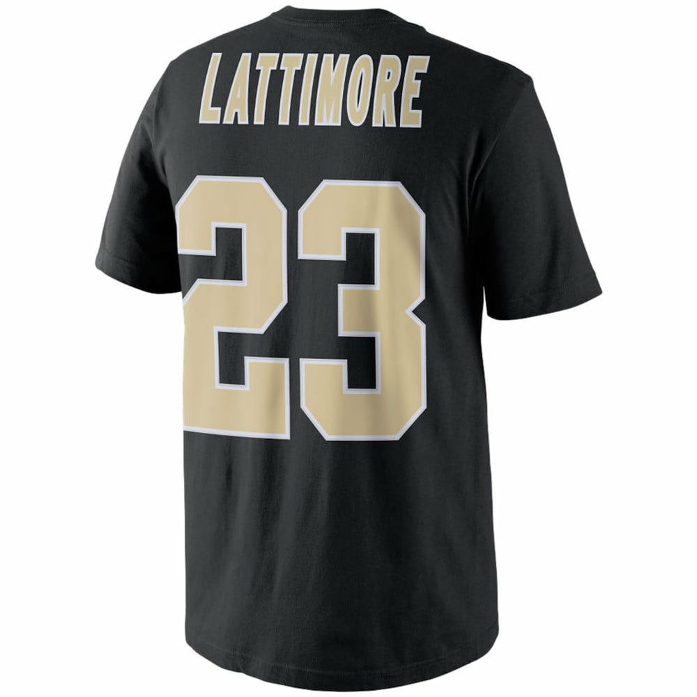 Nike Marshon Lattimore New Orleans Saints Player Pride Name & Number T-Shirt Black