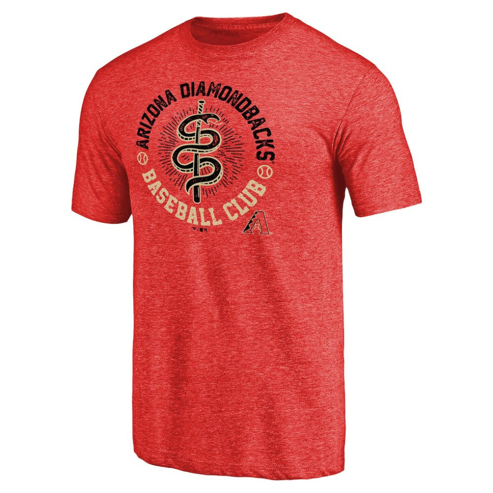 Arizona Diamondbacks Hometown Collection Rattlers T-Shirt - Red - MLB Lifestyle