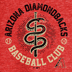 Arizona Diamondbacks Hometown Collection Rattlers T-Shirt - Red - MLB Lifestyle