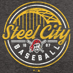 Pittsburgh Pirates Hometown Collection Steel City T-Shirt - Black - MLB Sale