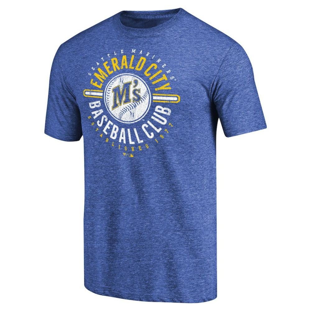 Seattle Mariners Hometown Collection Emerald City T-Shirt - Royal - MLB on Sale