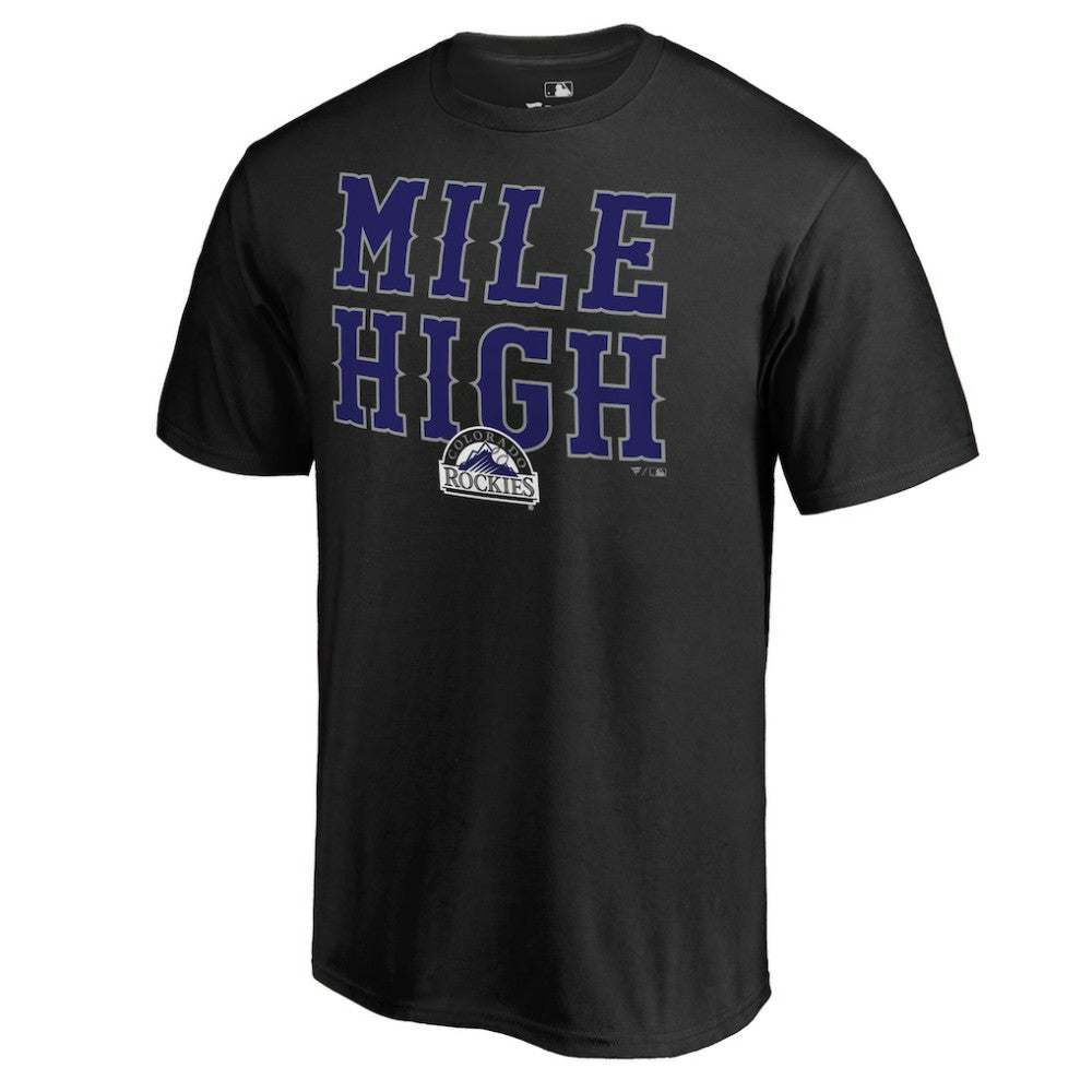Colorado Rockies Hometown Collection Mile High T-Shirt - Black - MLB on Sale