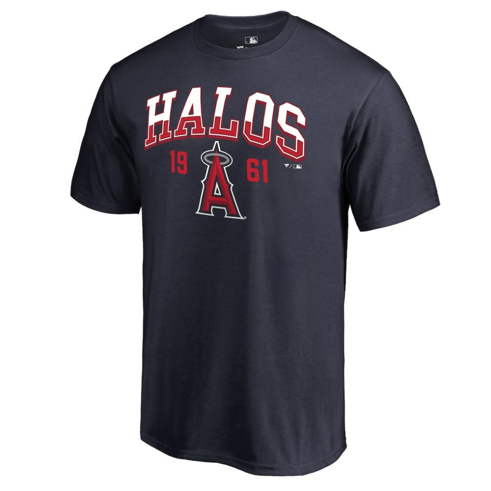 Los Angeles Angels Hometown Collection Halos T-Shirt - Navy - MLB Discount