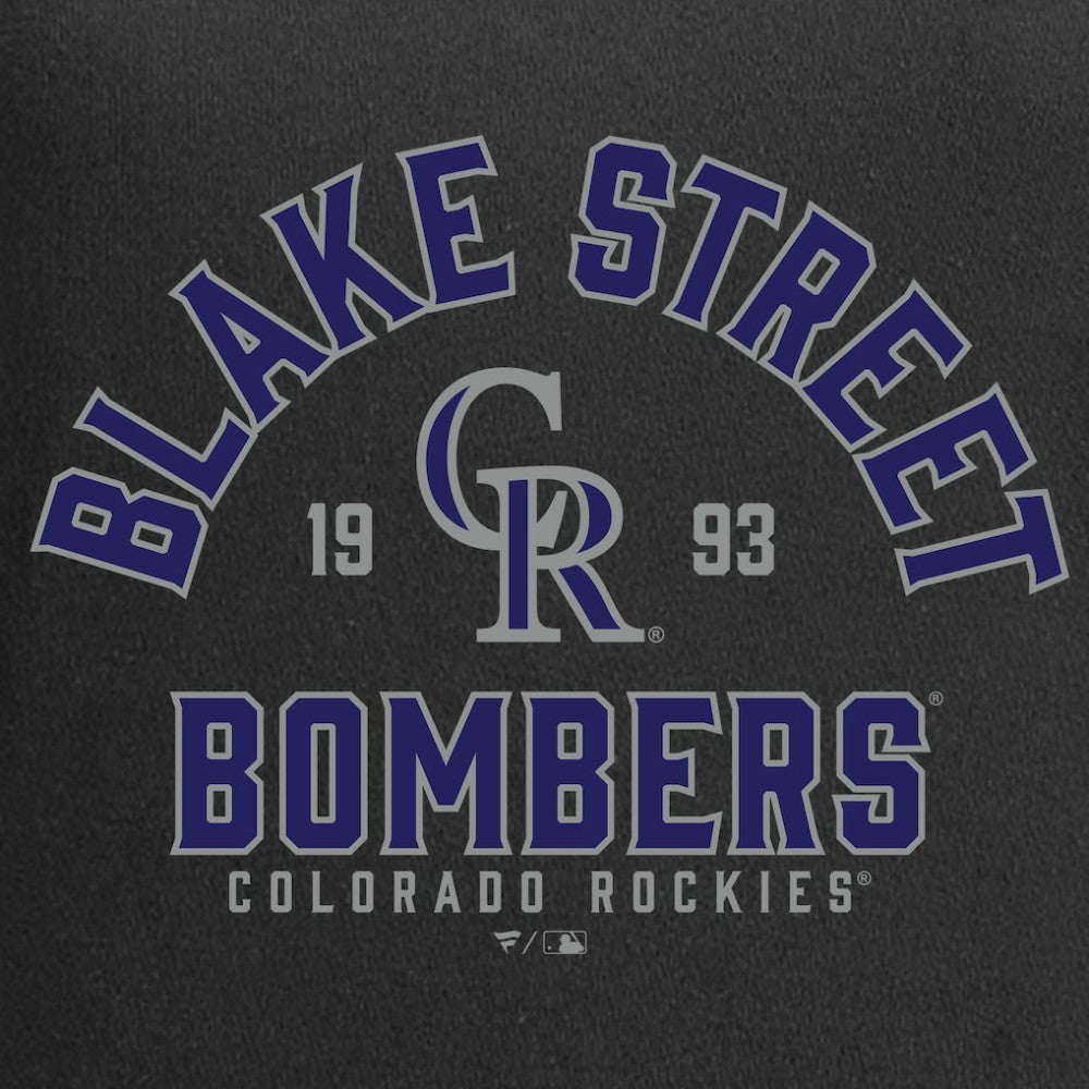 Colorado Rockies Hometown Collection Blake Street Pullover Hoodie - Black - MLB Sale