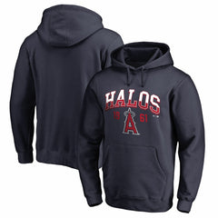 Los Angeles Angels Hometown Collection Halos Pullover Hoodie - Navy - MLB on Sale