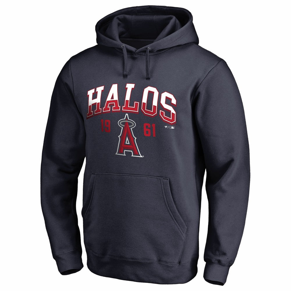 Los Angeles Angels Hometown Collection Halos Pullover Hoodie - Navy - MLB on Sale