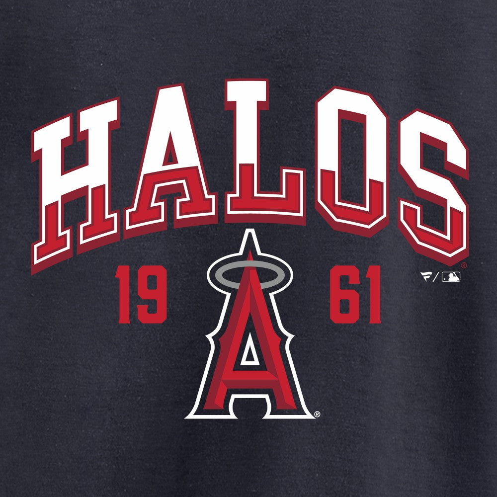 Los Angeles Angels Hometown Collection Halos Pullover Hoodie - Navy - MLB on Sale