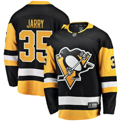 Tristan Jarry Pittsburgh Penguins Fanatics Home Breakaway Player Jersey - Black - NHL 2994944