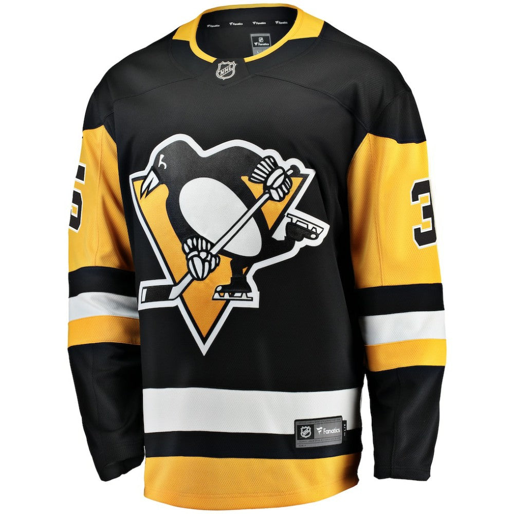 Tristan Jarry Pittsburgh Penguins Fanatics Home Breakaway Player Jersey - Black - NHL 2994944