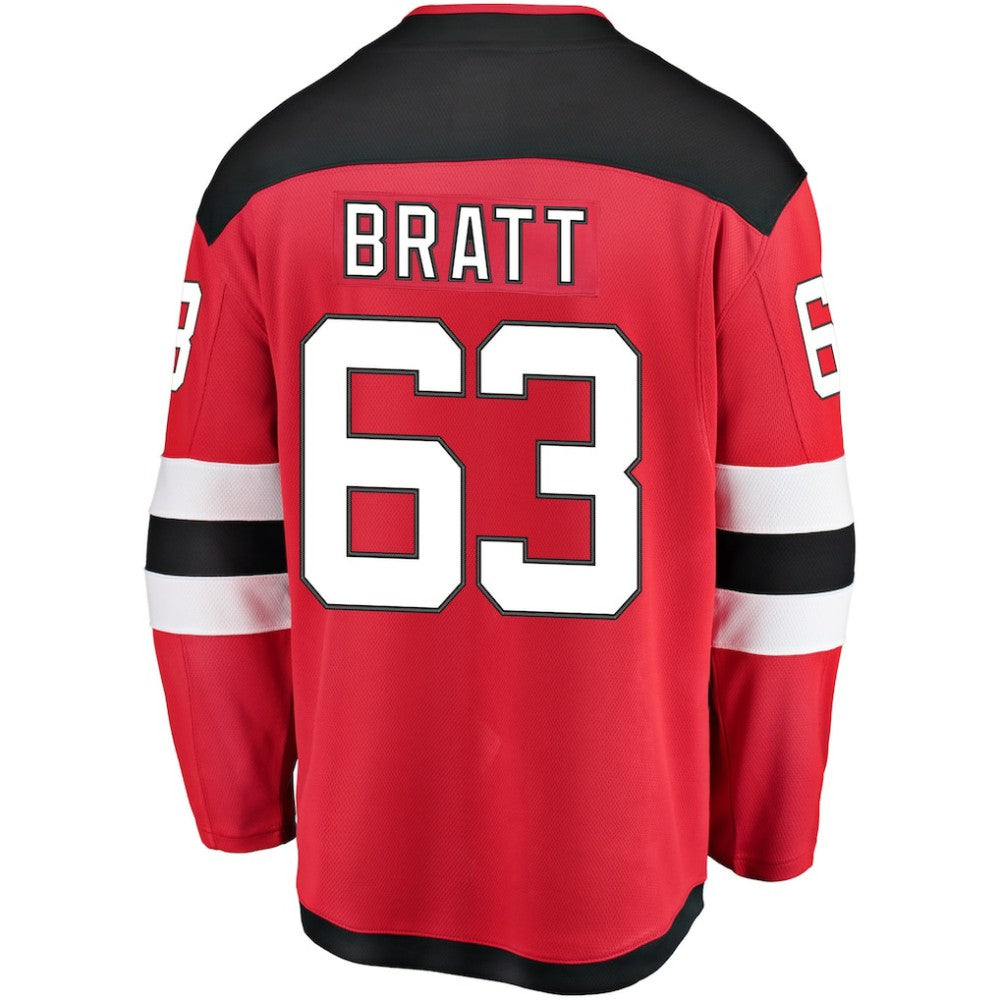 Jesper Bratt New Jersey Devils Fanatics Home Breakaway Player Jersey - Red - NHL 2994945