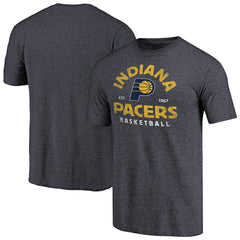 Indiana Pacers Vintage Arch Tri-Blend T-Shirt Navy