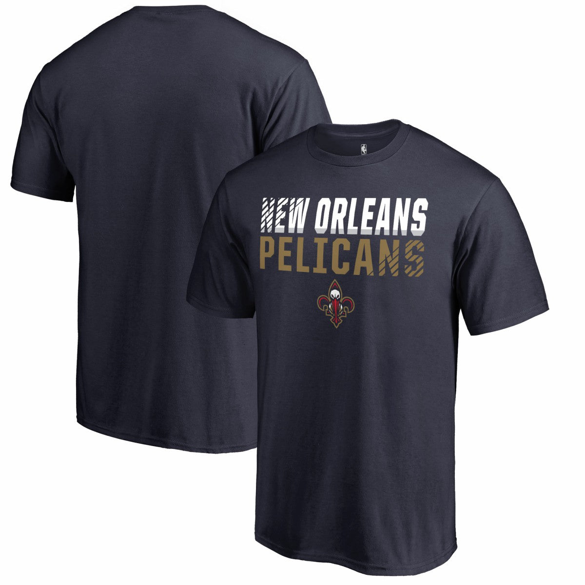 New Orleans Pelicans Fade Out T-Shirt Navy