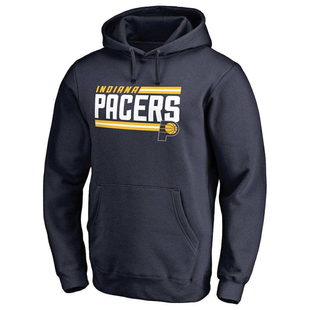 Indiana Pacers Onside Stripe Pullover Hoodie Navy