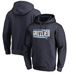 Memphis Grizzlies Onside Stripe Pullover Hoodie Navy