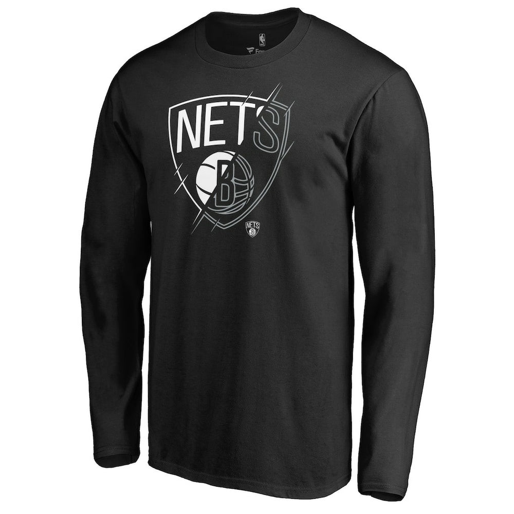 Brooklyn Nets X-Ray Long Sleeve T-Shirt Black