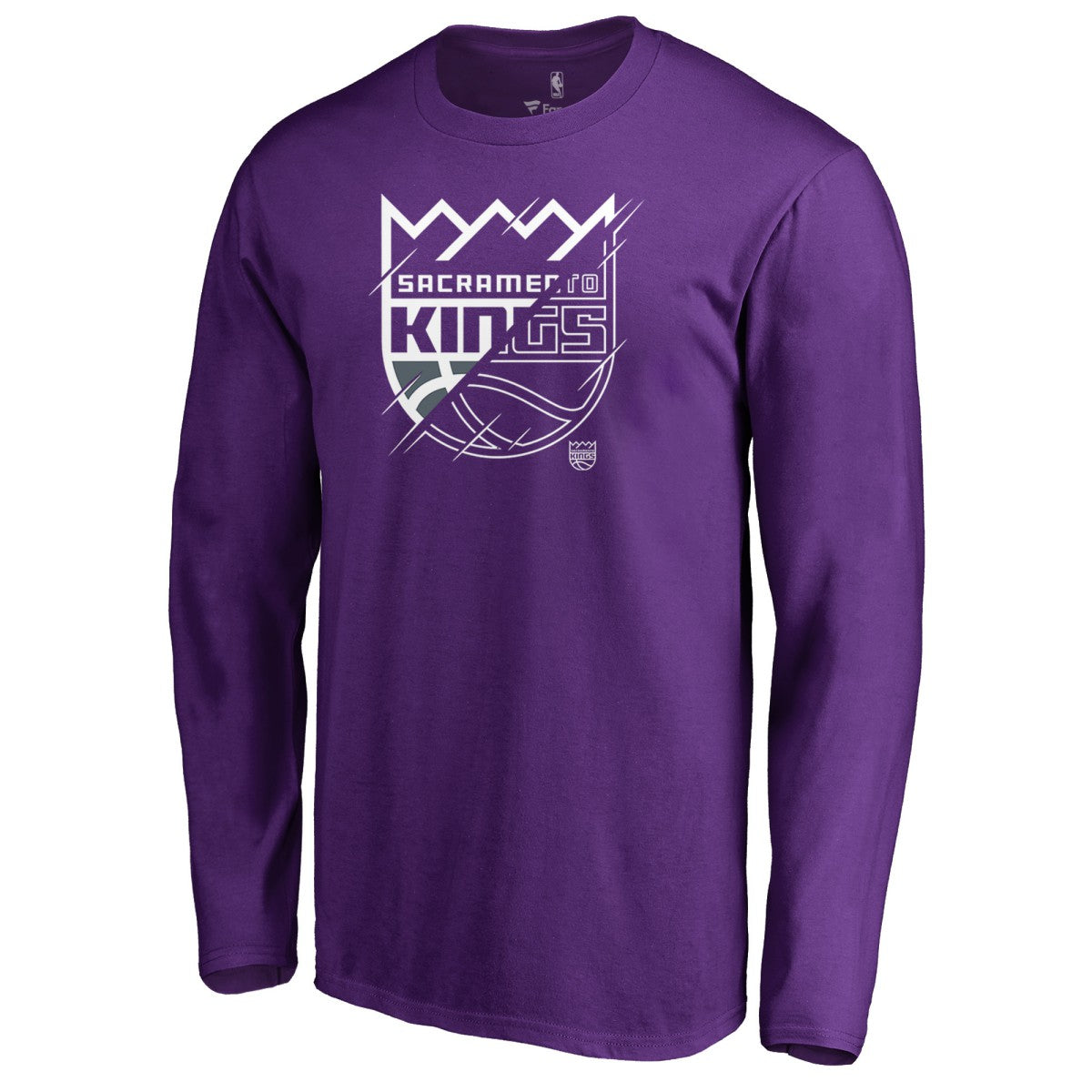 Sacramento Kings X-Ray Long Sleeve T-Shirt Purple