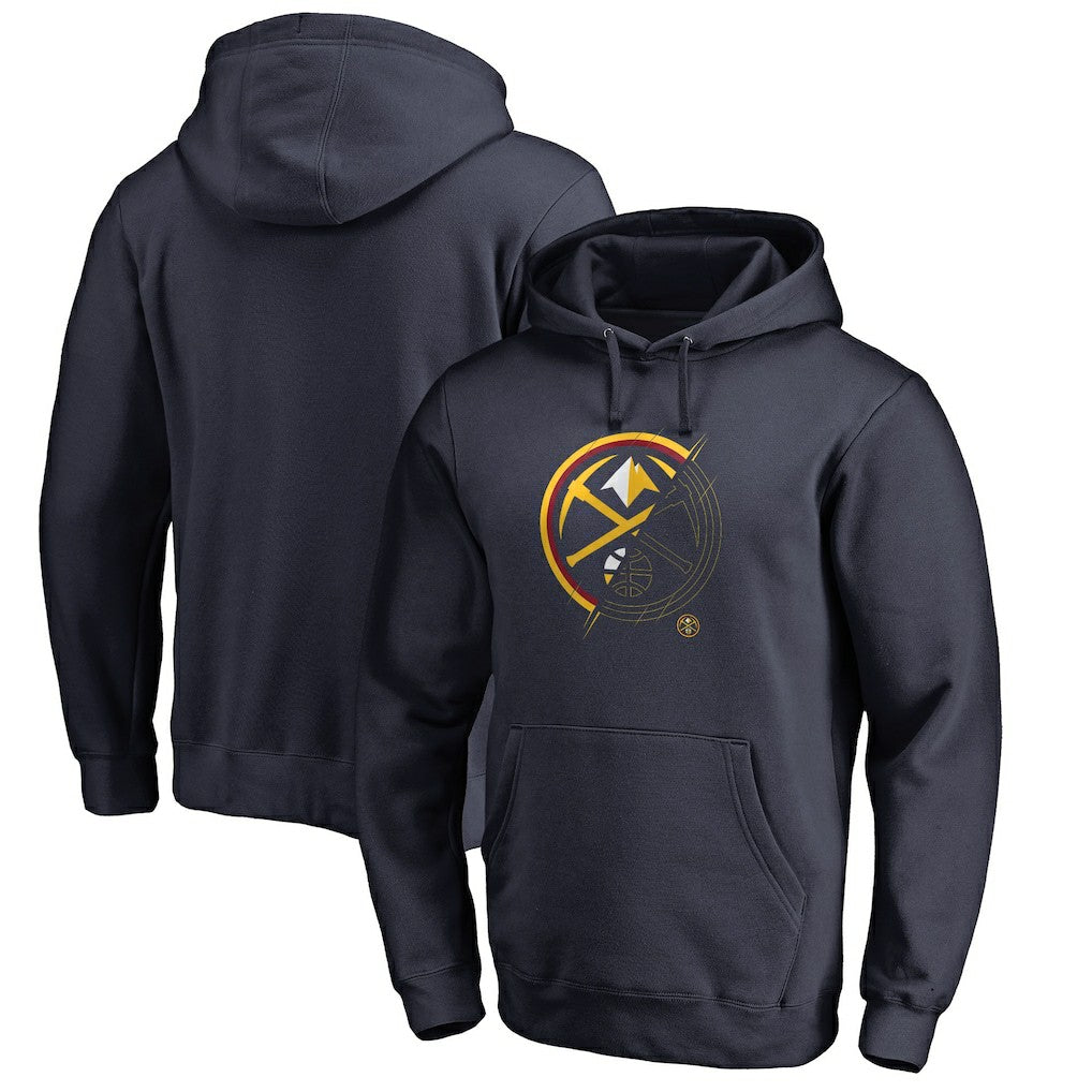 Denver Nuggets X-Ray Pullover Hoodie Navy