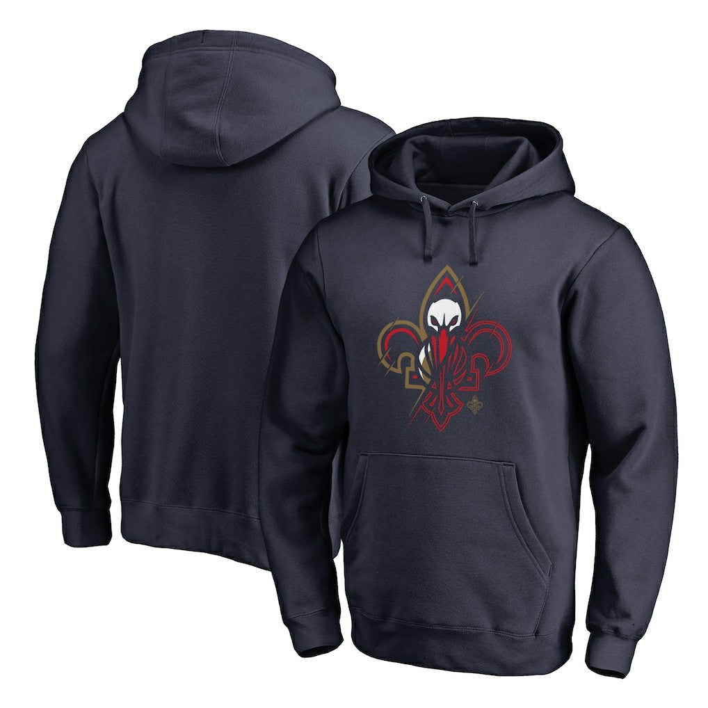 New Orleans Pelicans X-Ray Pullover Hoodie Navy