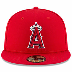 Los Angeles Angels New Era Game Authentic Collection On-Field 59FIFTY Fitted Hat - Red - New Era Lifestyle
