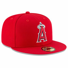 Los Angeles Angels New Era Game Authentic Collection On-Field 59FIFTY Fitted Hat - Red - New Era Lifestyle