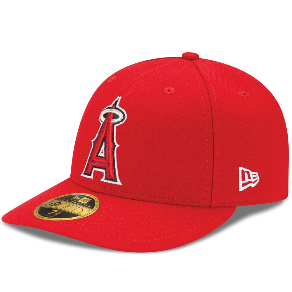 Los Angeles Angels New Era Alt Authentic Collection On-Field Low Profile 59FIFTY Fitted Hat - Red - New Era Online