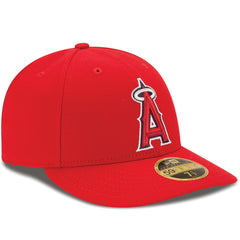 Los Angeles Angels New Era Alt Authentic Collection On-Field Low Profile 59FIFTY Fitted Hat - Red - New Era Online