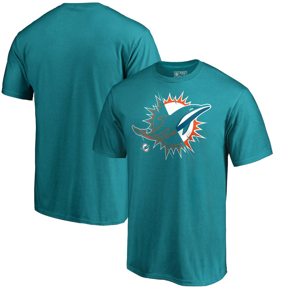 Miami Dolphins X-Ray T-Shirt Aqua