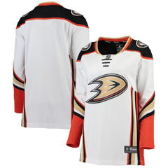 Anaheim Ducks Fanatics Women's Away Breakaway Jersey - White - NHL 3009271