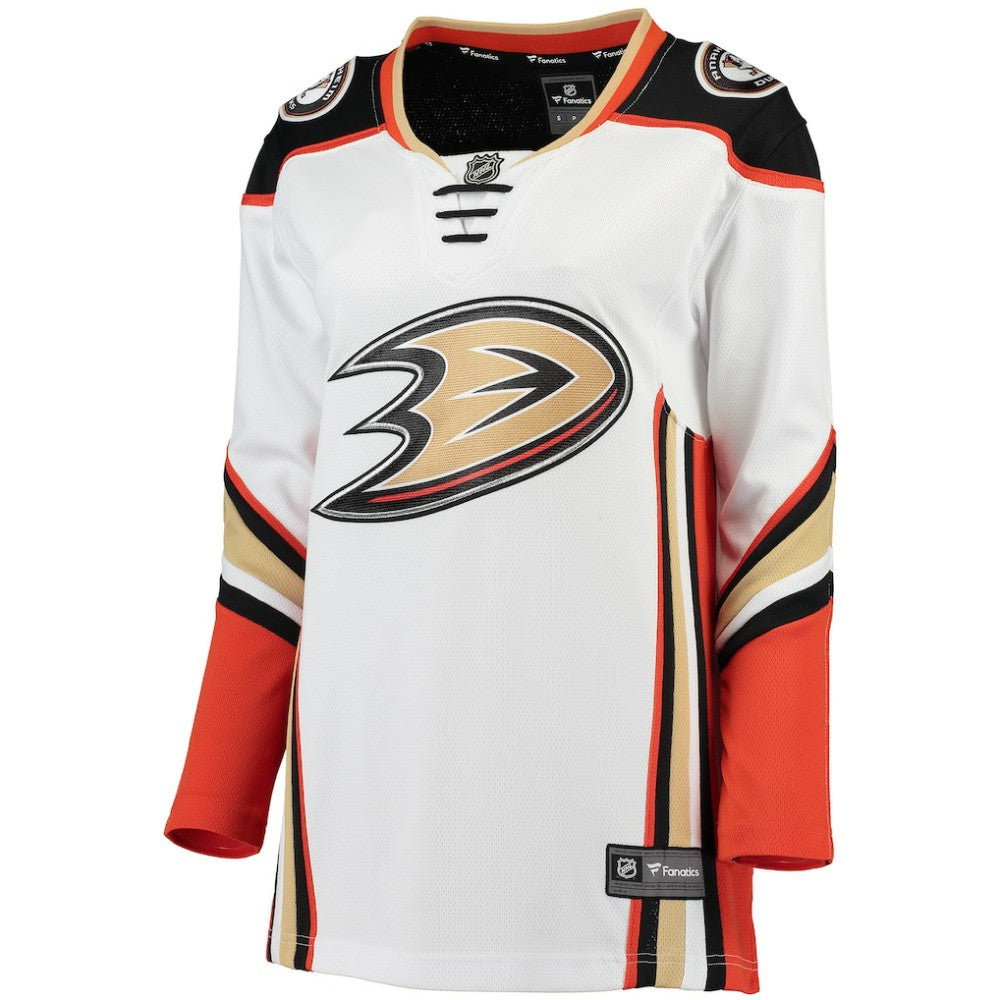 Anaheim Ducks Fanatics Women's Away Breakaway Jersey - White - NHL 3009271