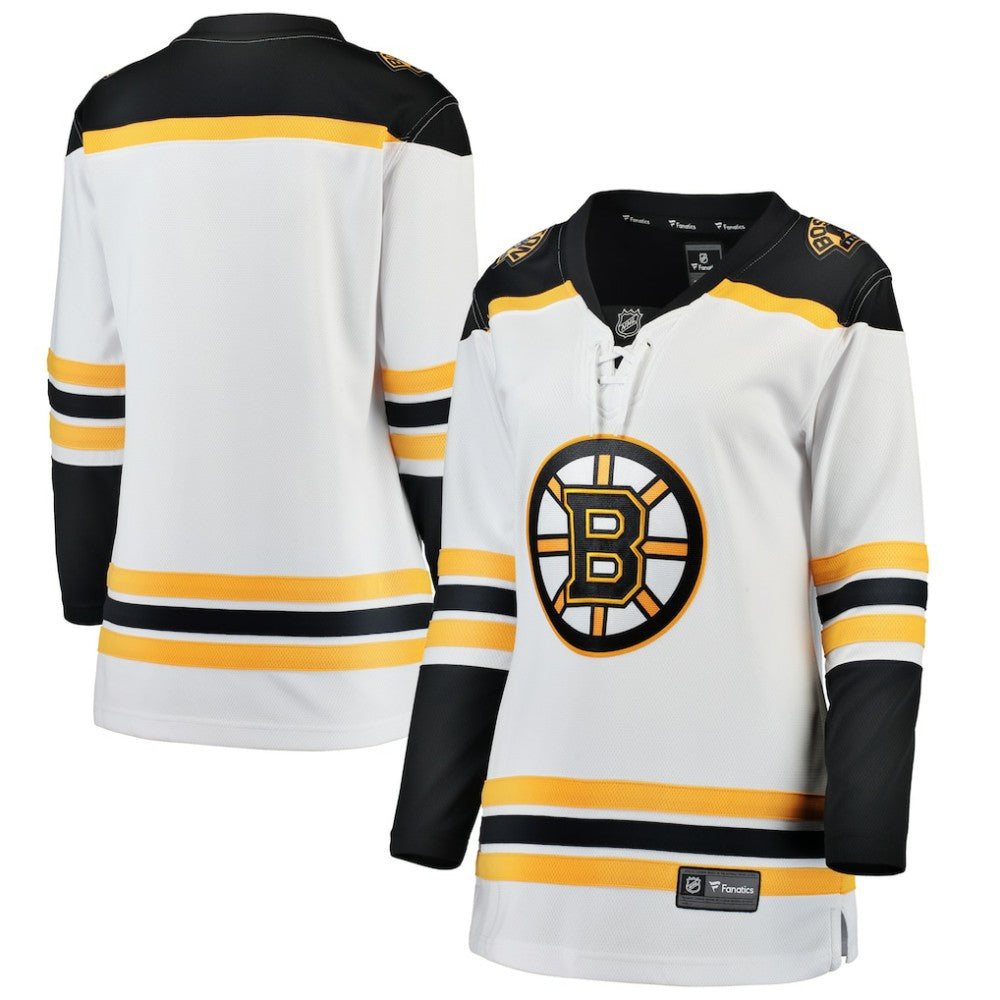 Boston Bruins Fanatics Women's Away Breakaway Jersey - White - NHL 3009273