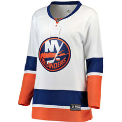 New York Islanders Fanatics Women's Away Breakaway Jersey - White - NHL 3009289