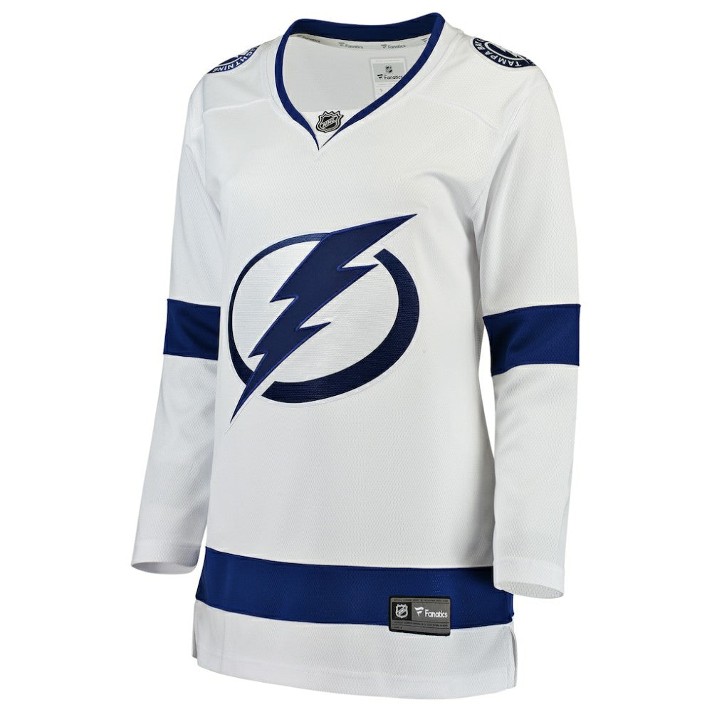 Tampa Bay Lightning Fanatics Women's Away Breakaway Jersey - White - NHL 3009296
