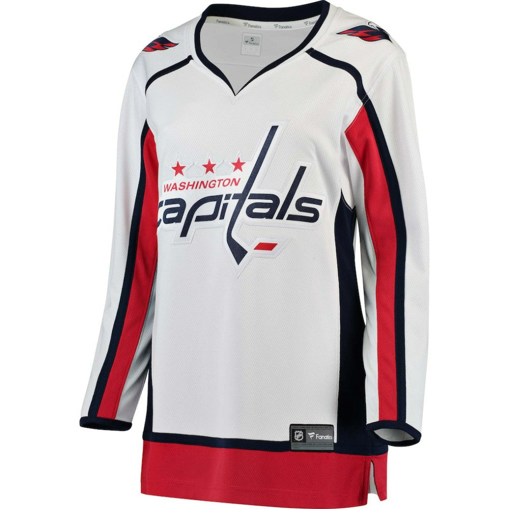 Washington Capitals Fanatics Women's Away Breakaway Jersey - White - NHL 3009300