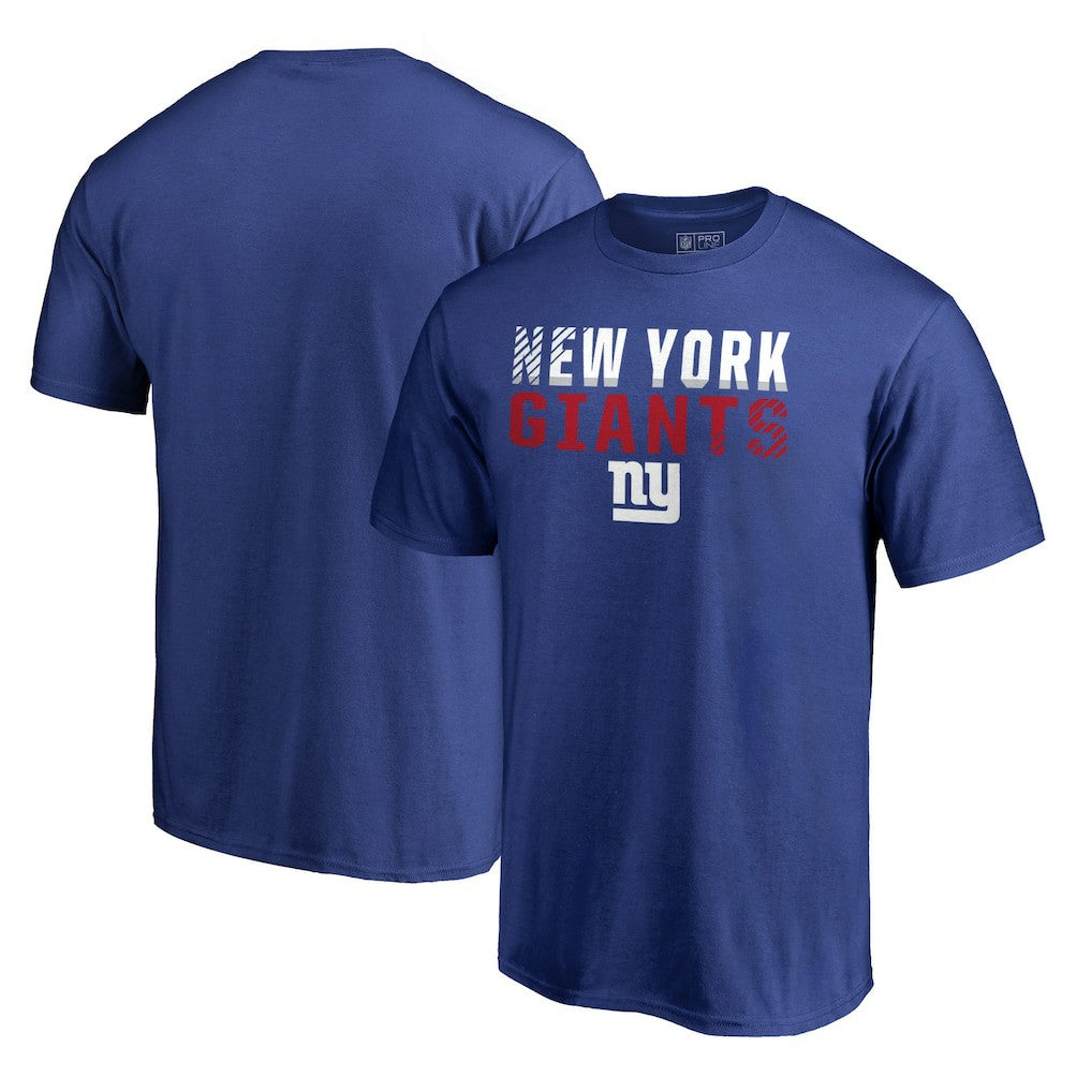 New York Giants Iconic Collection Fade Out T-Shirt Royal
