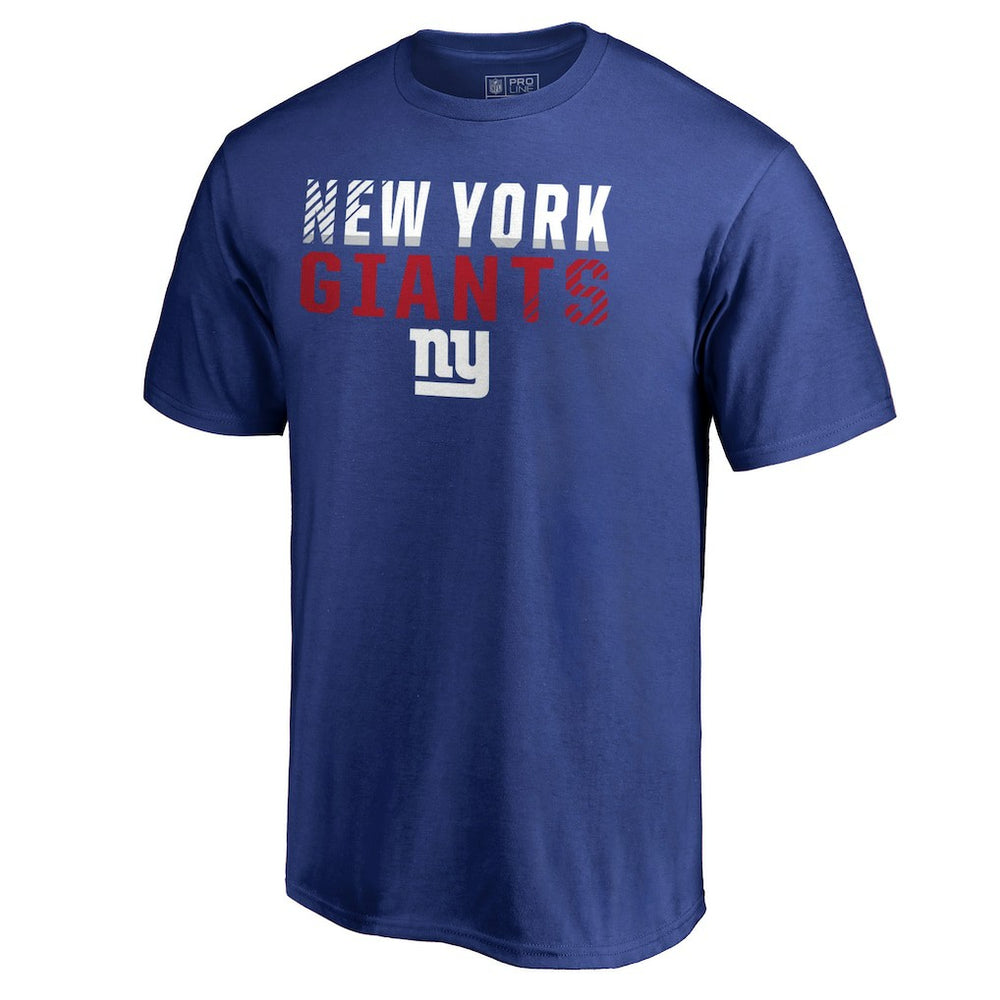 New York Giants Iconic Collection Fade Out T-Shirt Royal