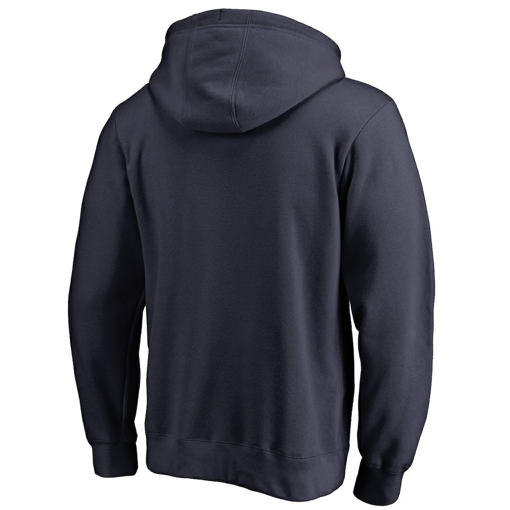 Chicago Bears Iconic Collection Fade Out Pullover Hoodie Navy