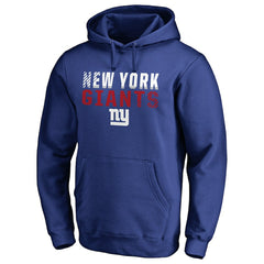 New York Giants Iconic Collection Fade Out Pullover Hoodie Royal