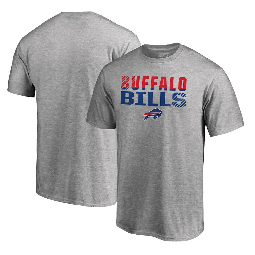 Buffalo Bills Iconic Collection Fade Out T-Shirt Ash