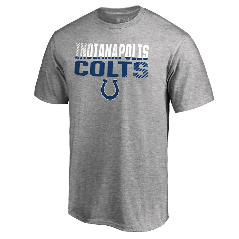 Indianapolis Colts Iconic Collection Fade Out T-Shirt Ash
