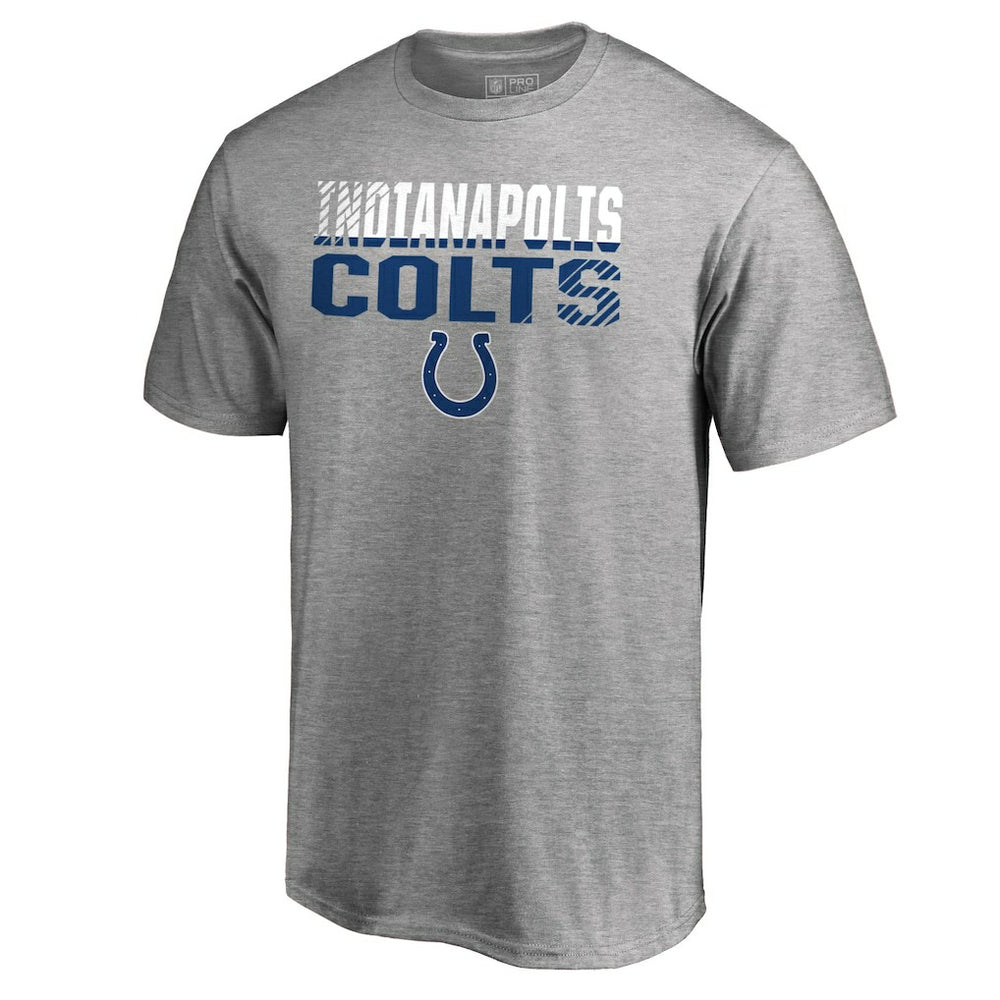 Indianapolis Colts Iconic Collection Fade Out T-Shirt Ash