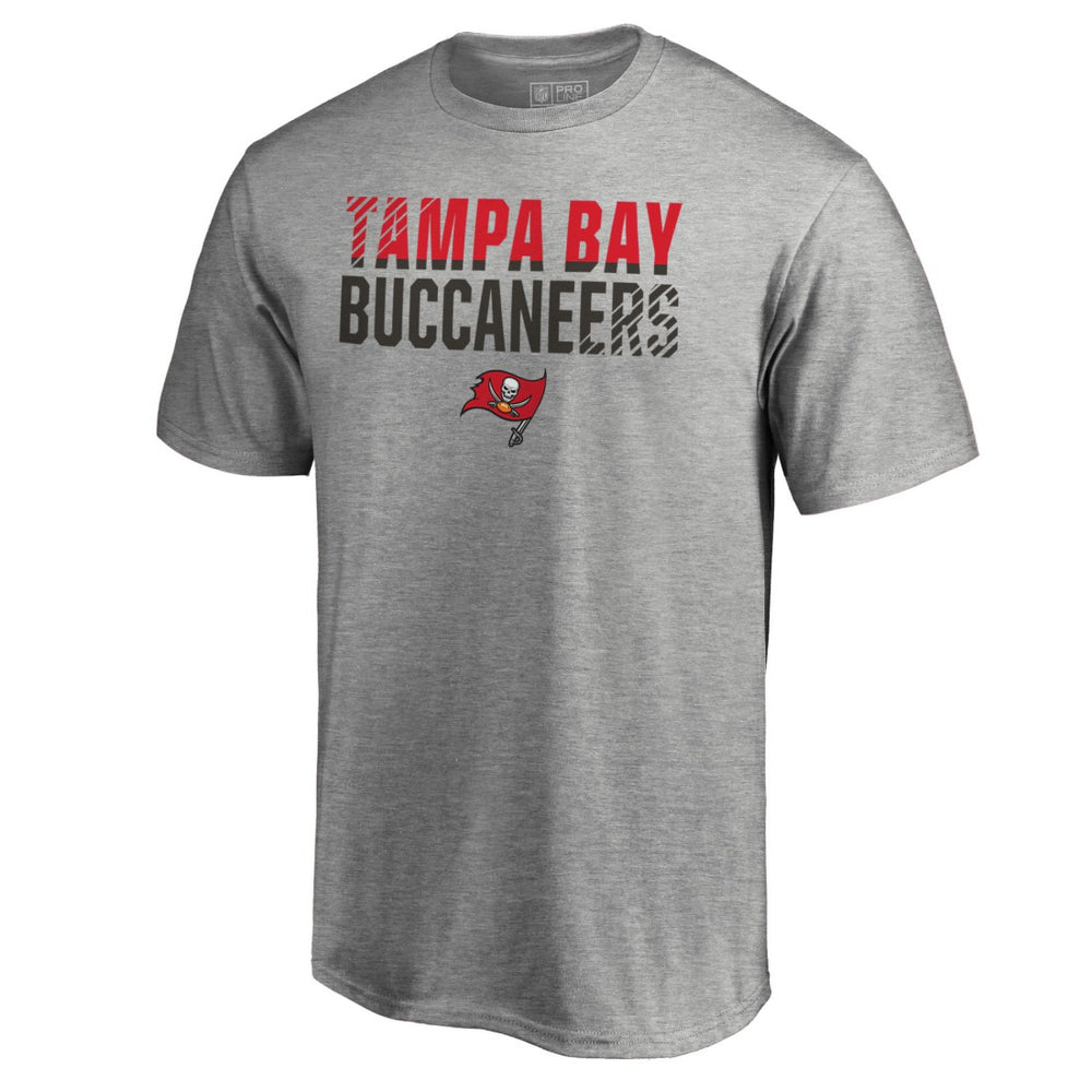 Tampa Bay Buccaneers Iconic Collection Fade Out T-Shirt II Heather Gray