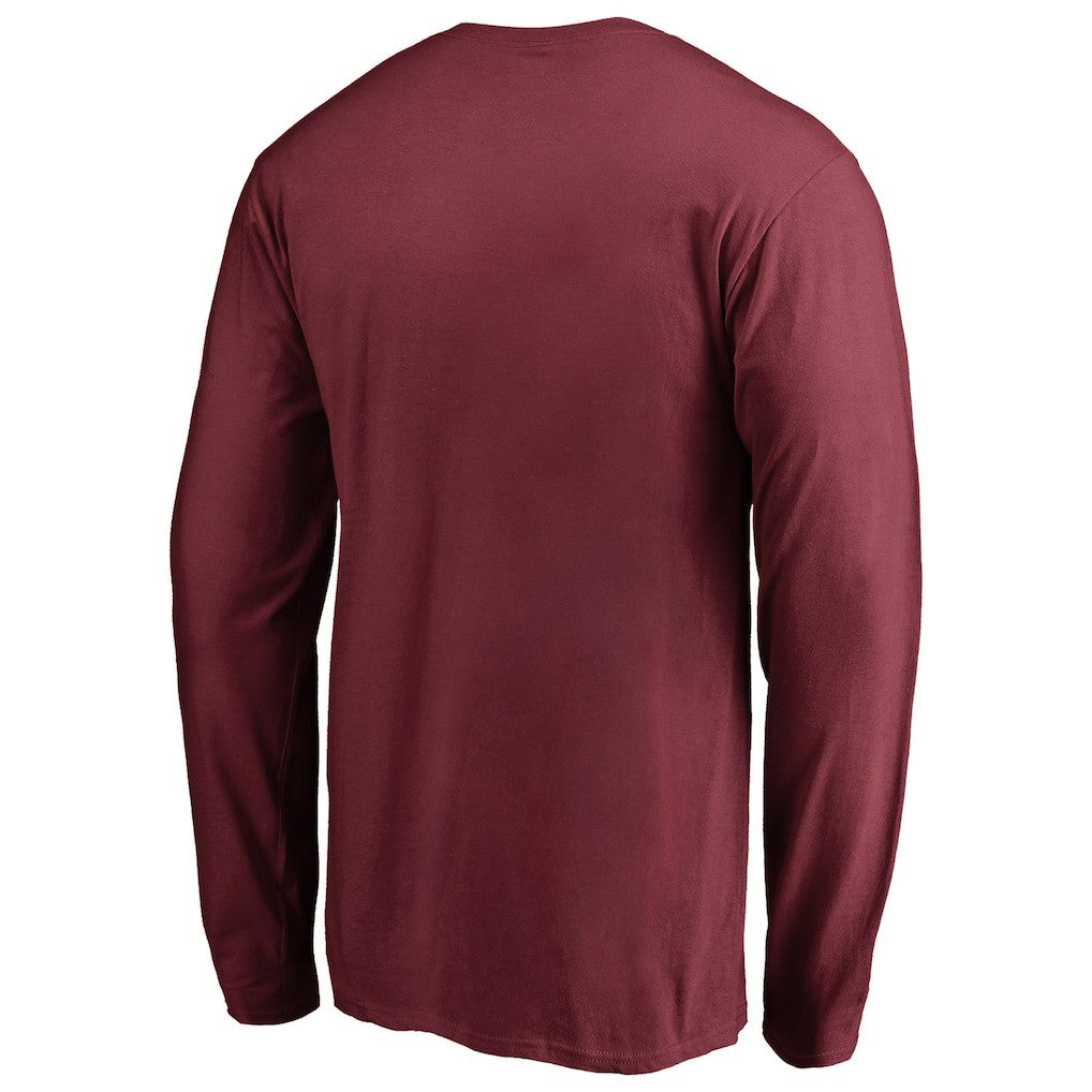 Arizona Cardinals Iconic Collection On Side Stripe Long Sleeve T-Shirt Cardinal